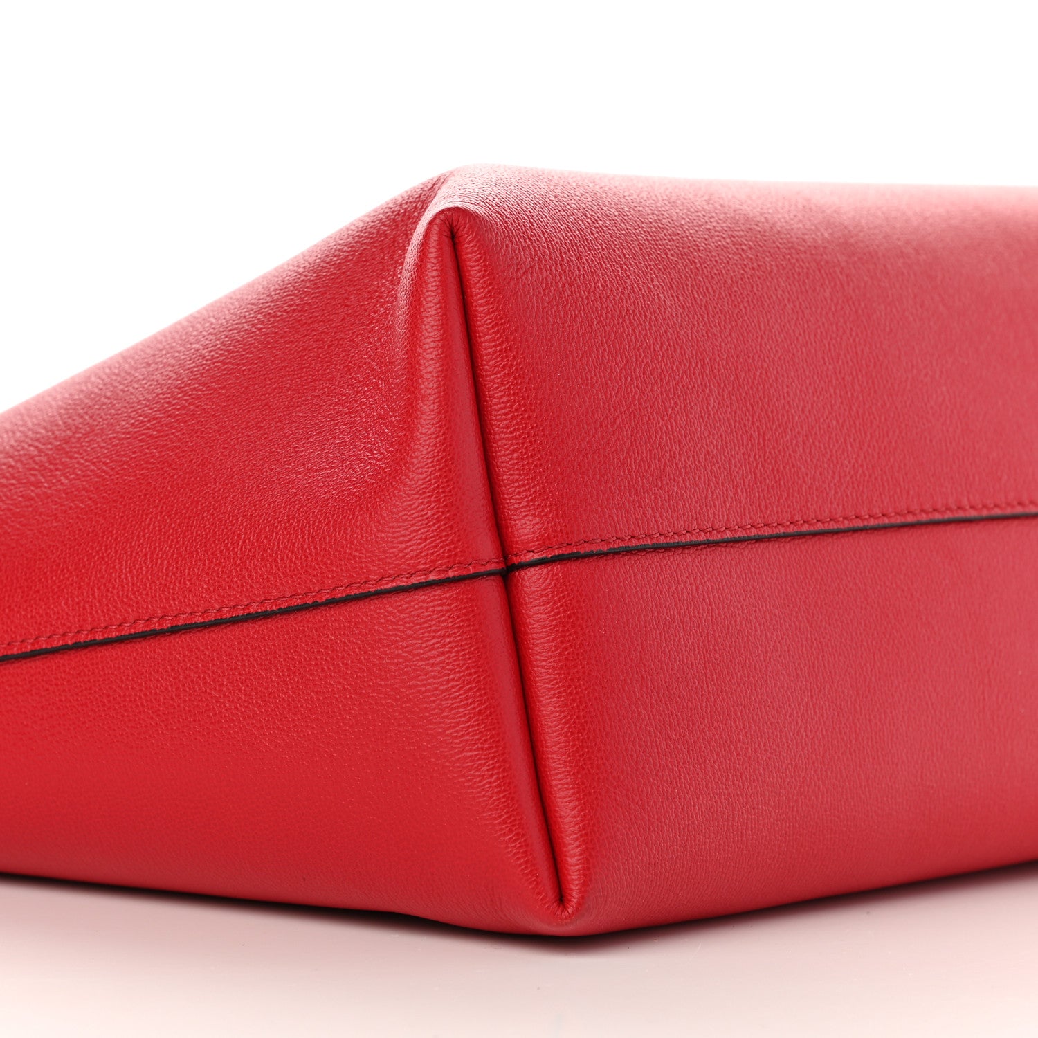 Versace Calfskin Virtus Tote Red 9 of 10