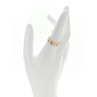 Cartier 18K Pink White Yellow Gold 4.8mm Vendome Louis Cartier Wedding Band Ring 56 7.75 2 of 6
