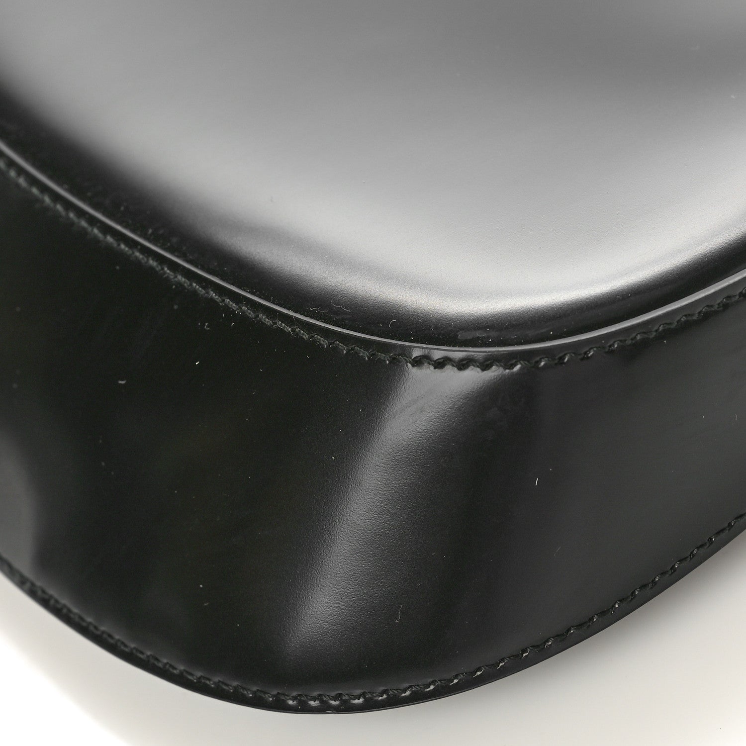 Prada Spazzolato Cleo Shoulder Bag Black 9 of 9