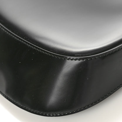 Prada Spazzolato Cleo Shoulder Bag Black 9 of 9