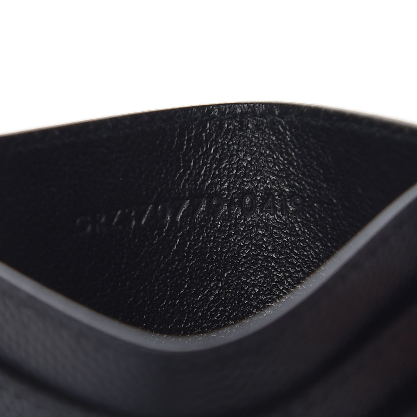 Grain de Poudre Musical Notes Credit Card Case Black