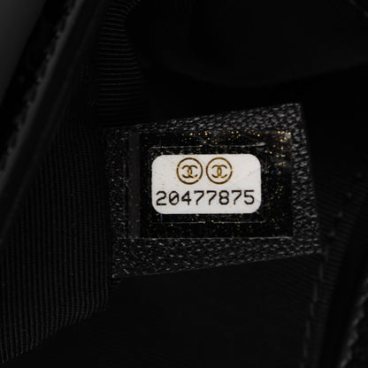Chanel Patent Calfskin Quilted Medium Plexiglass Boy Flap Black 9 of 9