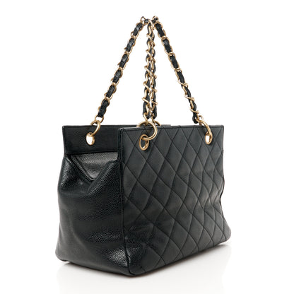 Chanel Caviar Quilted Petit Timeless Tote PTT Black 3 of 10