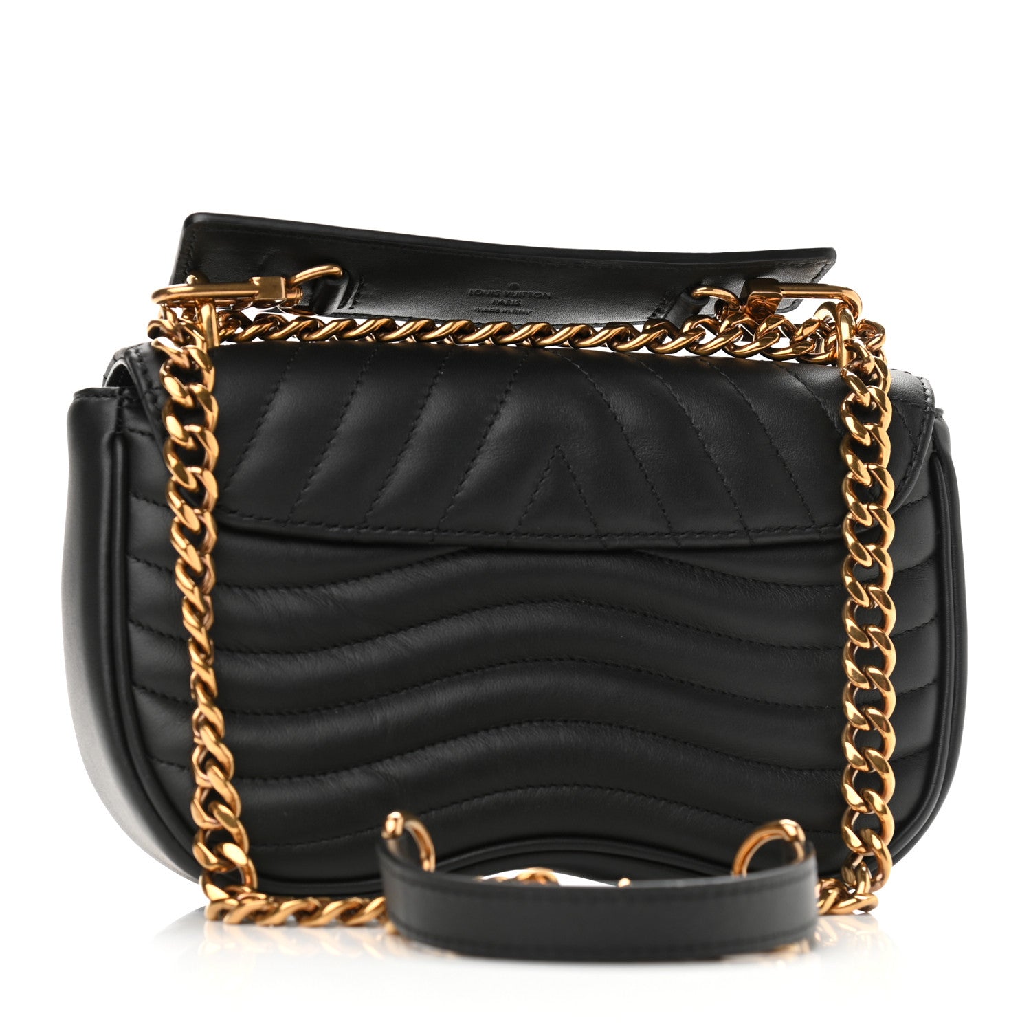 Louis Vuitton Calfskin New Wave Chain PM Black 3 of 11
