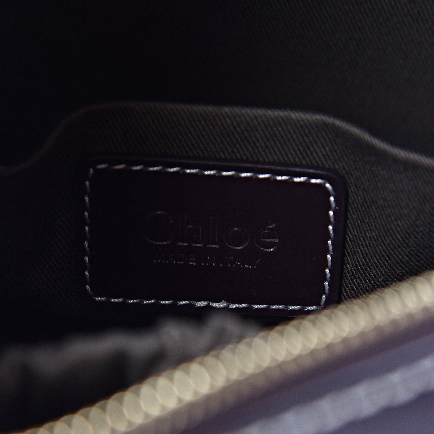 Chloe Calfskin Medium Marcie Saddle Shoulder Bag Black Raisin 8 of 9