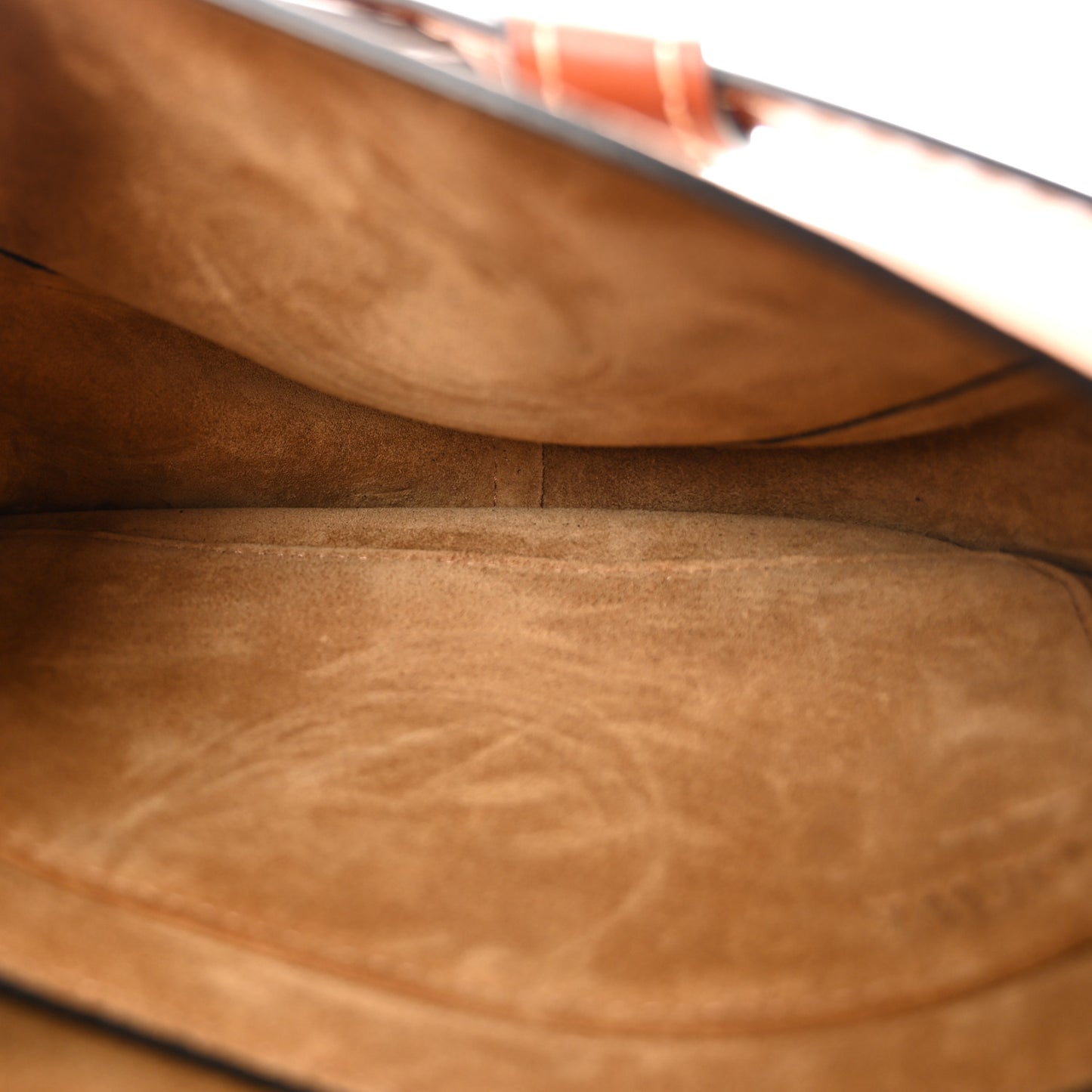 Grained Calfskin Small Gate Crossbody Bag  Caramel Pecan