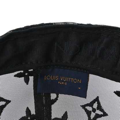 Louis Vuitton Monogram Mesh Cotton Cap M Black 6 of 7