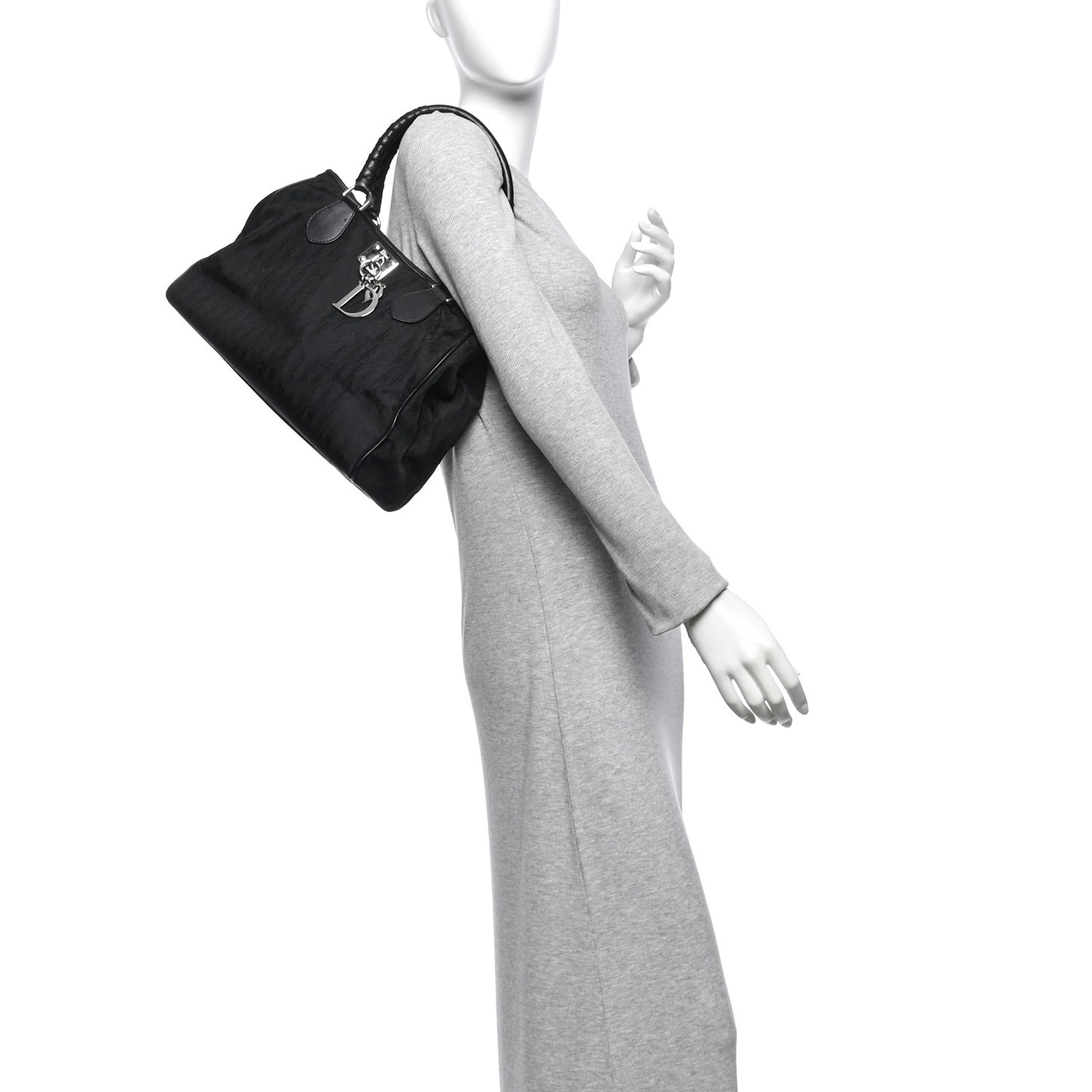 Nylon Monogram Small Lovely Tote Black