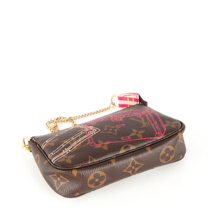 Louis Vuitton Monogram 2014 Christmas Animation Mini Pochette Accessories 4 of 7