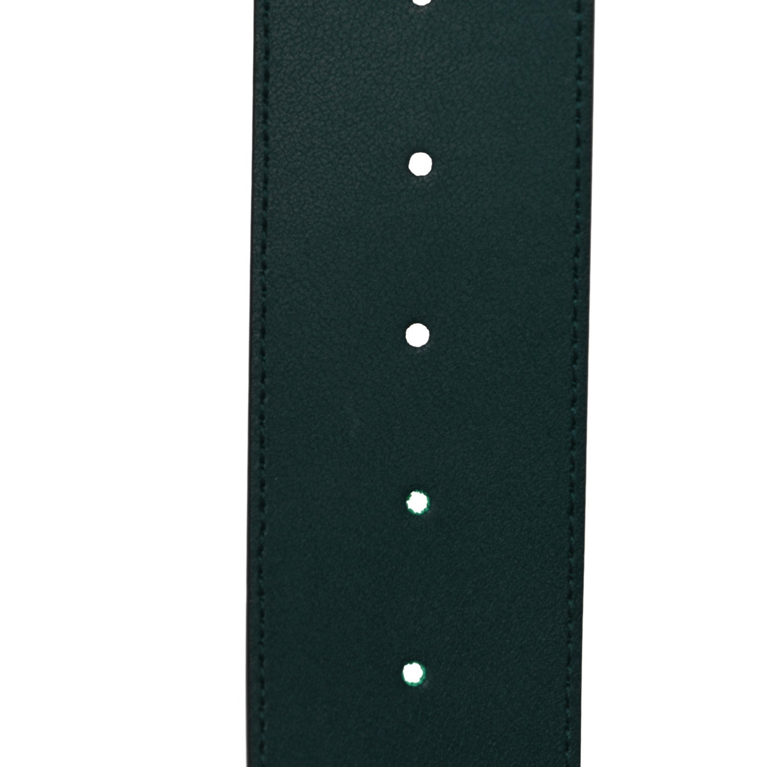 Gucci Calfskin Lizard Double G 50mm Belt 105 42 Vintage Green 4 of 4