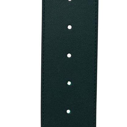 Gucci Calfskin Lizard Double G 50mm Belt 105 42 Vintage Green 4 of 4