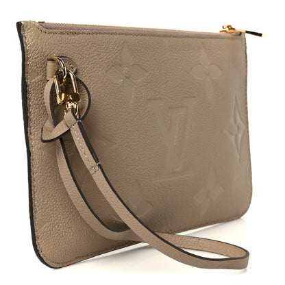 Louis Vuitton Empreinte Monogram Giant Neverfull MM Pochette Tourterelle 3 of 7