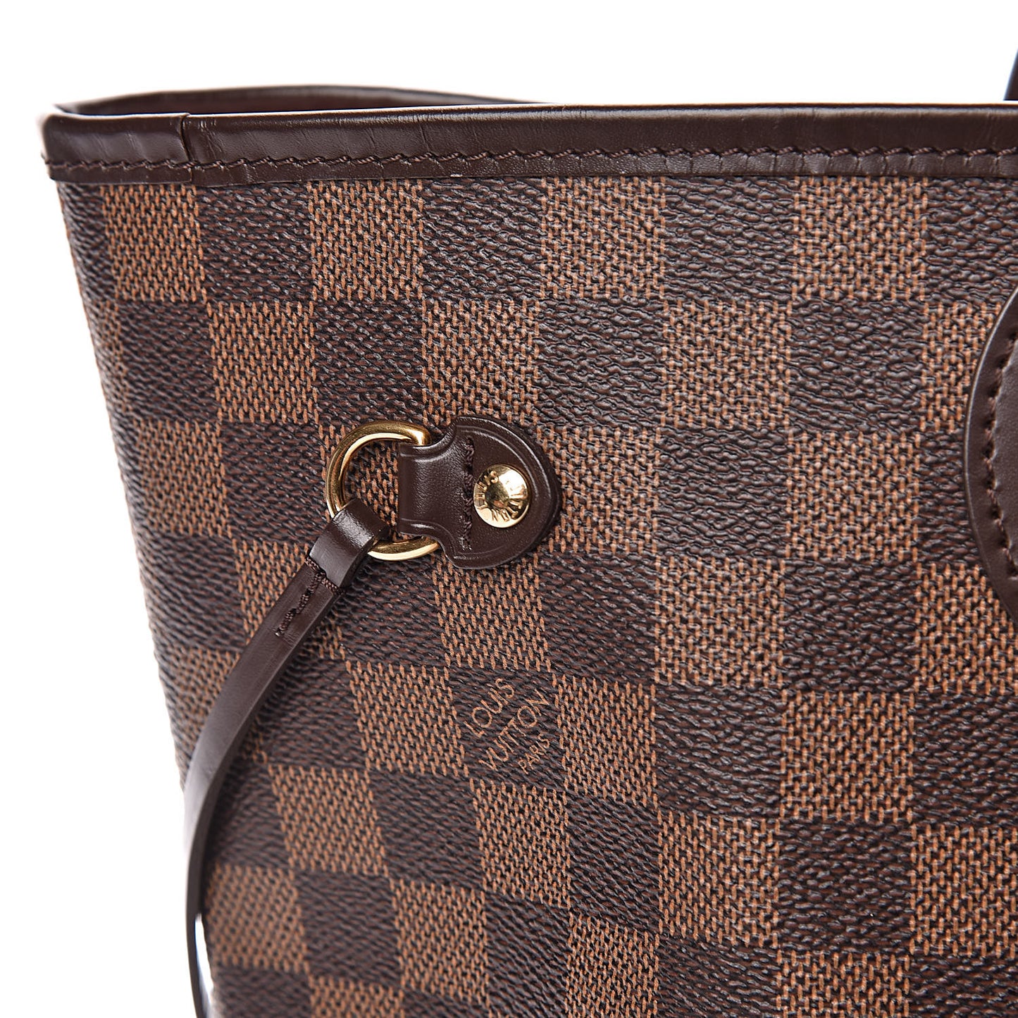 Damier Ebene Neo Neverfull MM Rose Ballerine