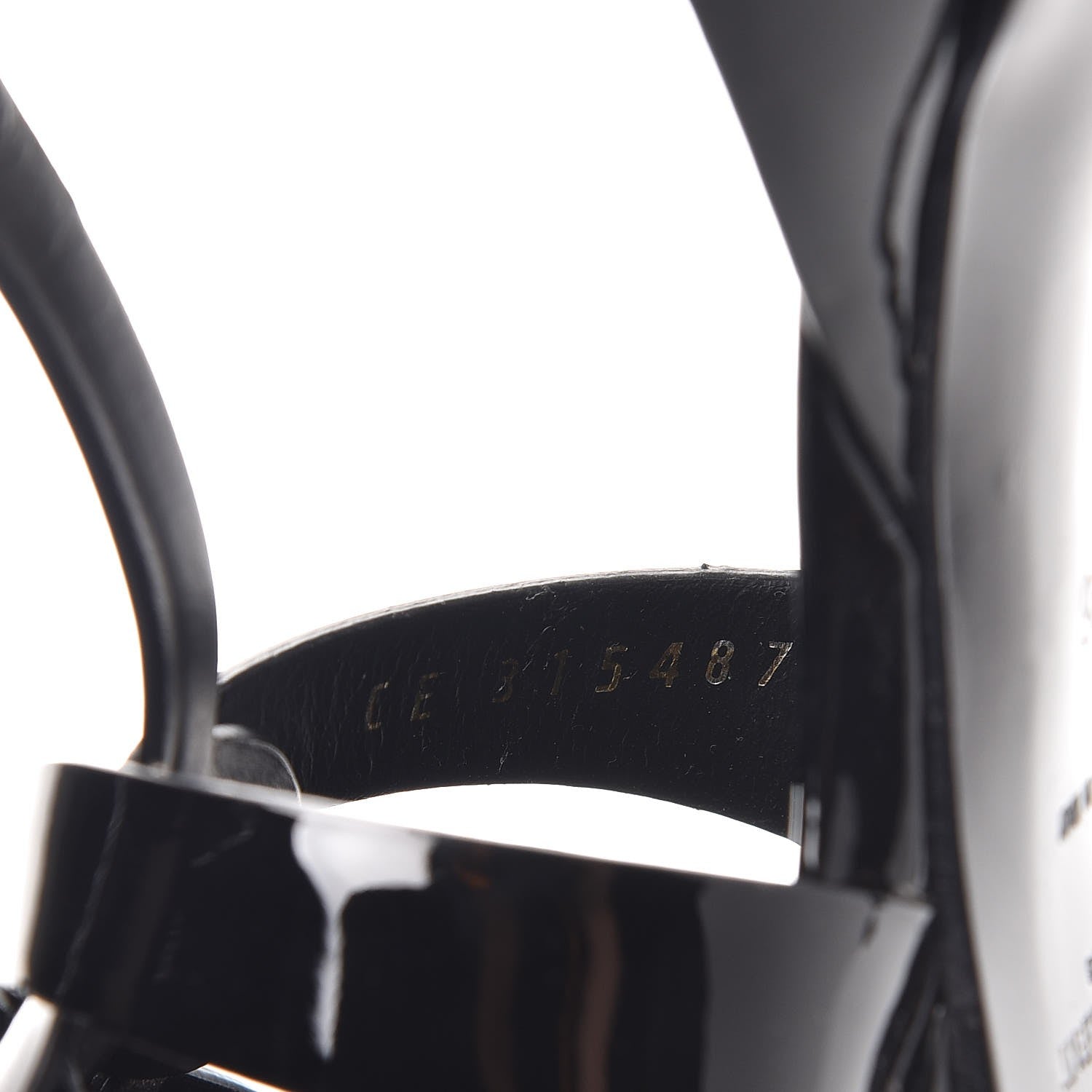 Saint Laurent Patent Tribute 105 Platform Sandals 36 Black 9 of 9