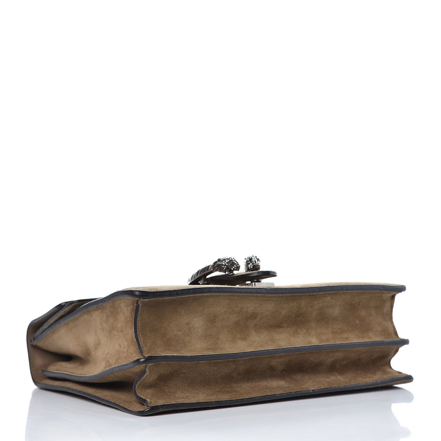 Suede Medium Dionysus Shoulder Bag Taupe