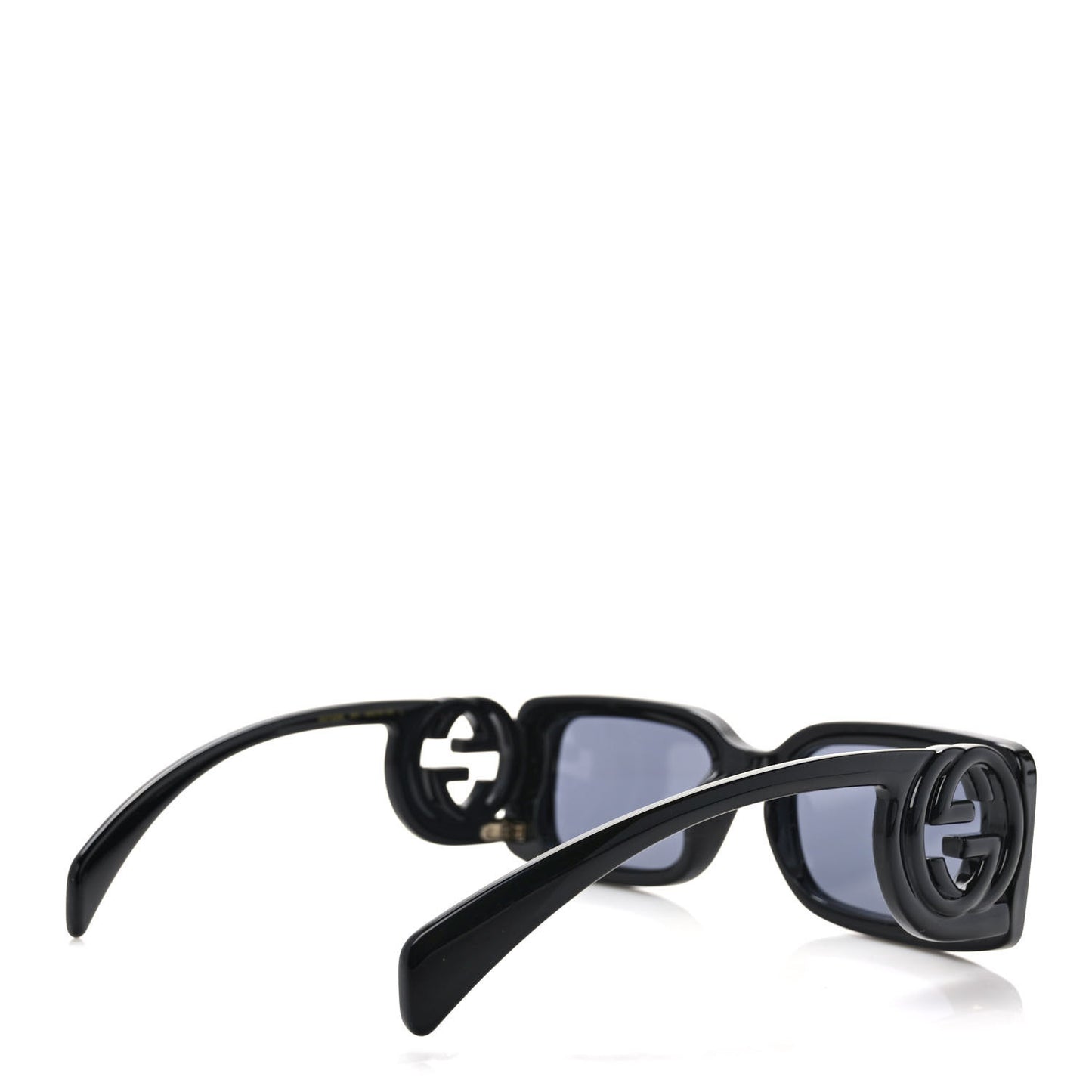 Acetate Chaise Rectangle Frame Sunglasses GG1325S Black