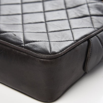 Chanel Lambskin Quilted Camera Case Black 10 of 12