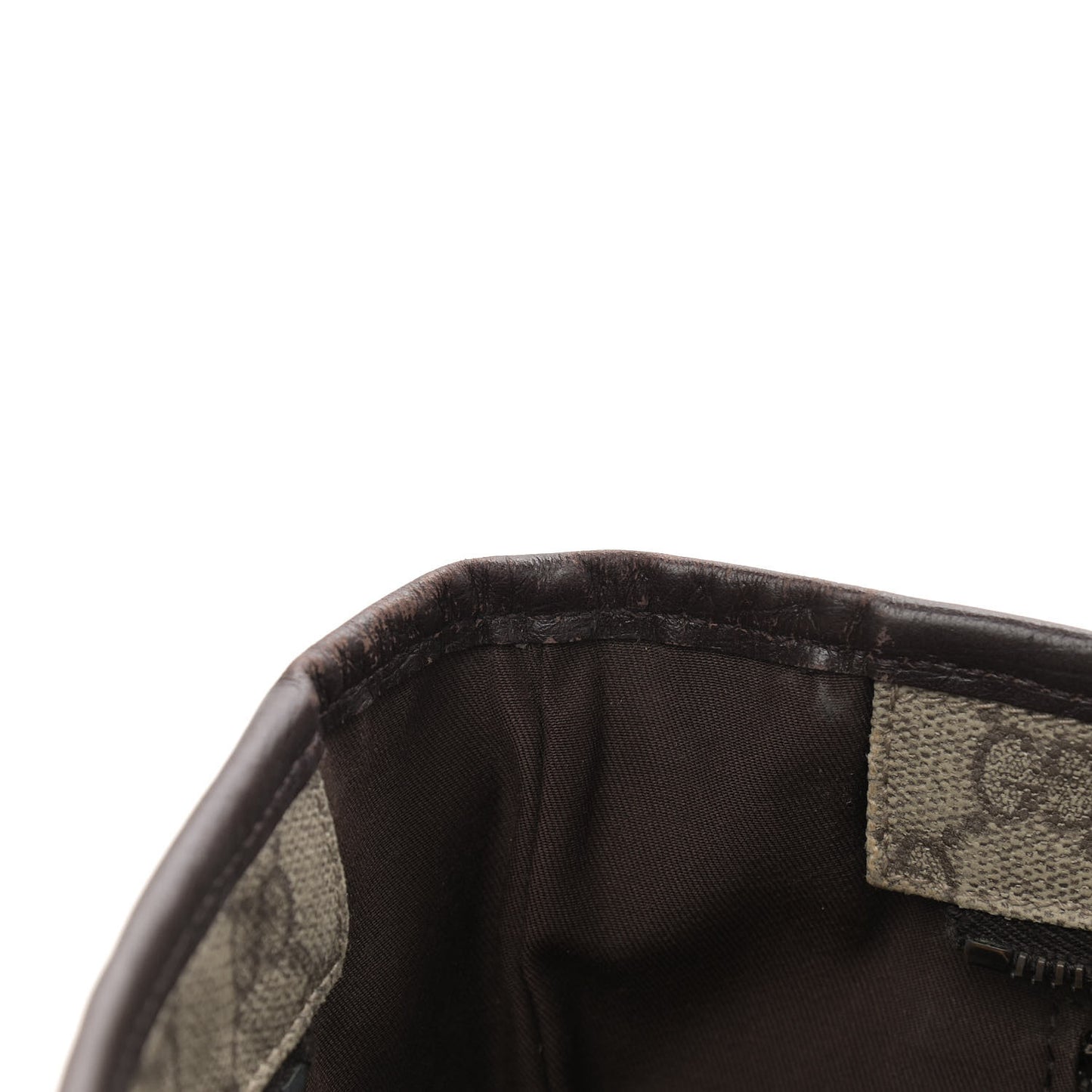 GG Supreme Monogram Small Joy Tote Dark Brown