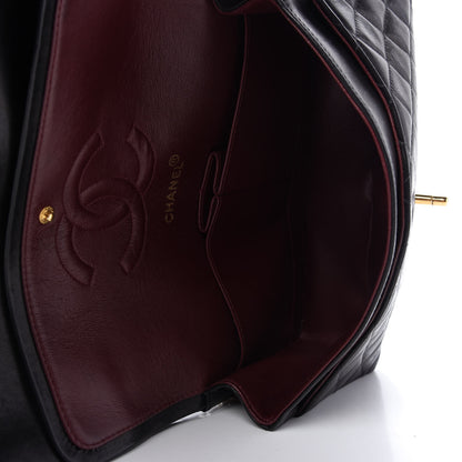 Chanel Lambskin Quilted Medium Double Flap Black 5 of 11
