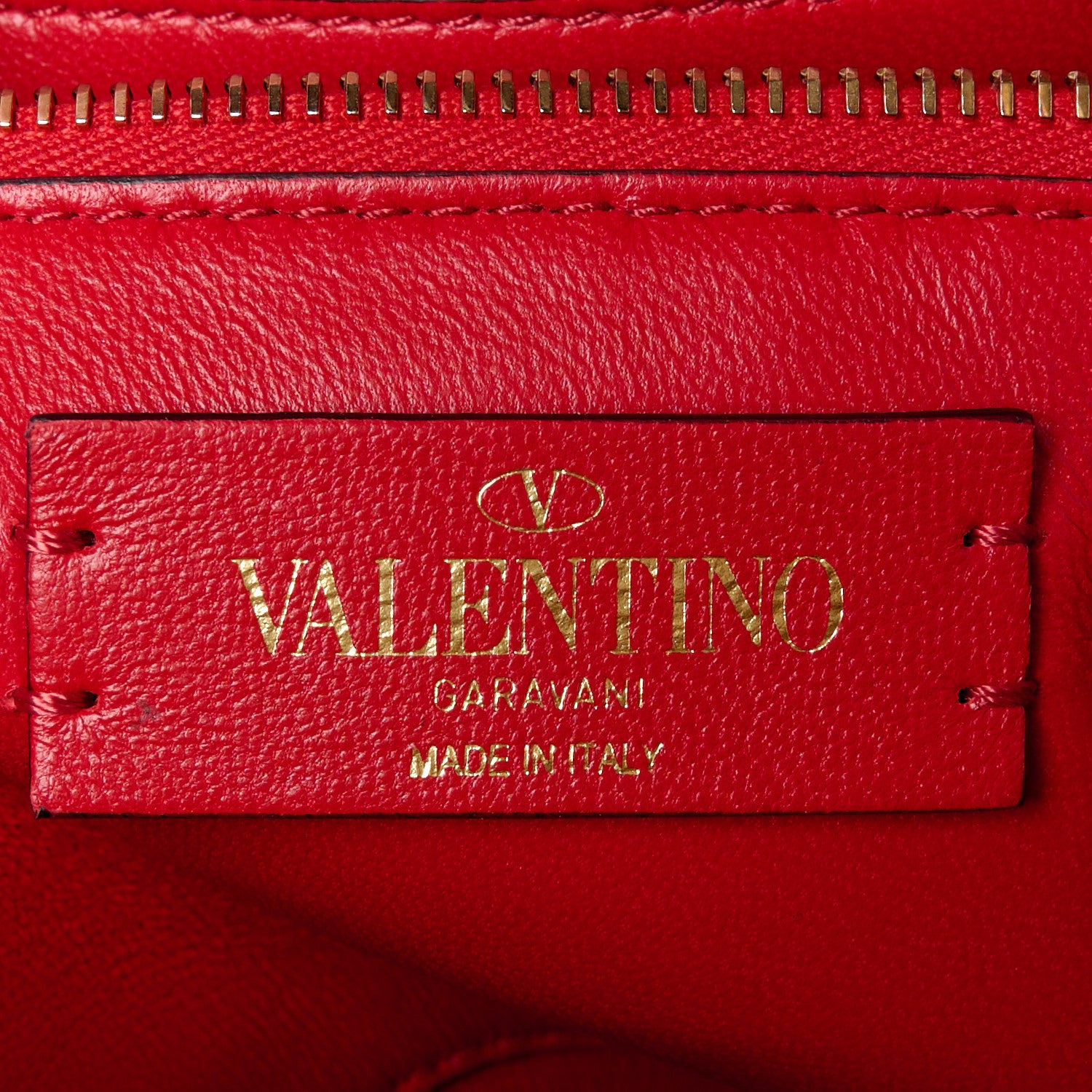 Valentino Garavani Nappa Enamel Monochrome Medium Roman Stud Shoulder Bag Rouge Pur 7 of 11