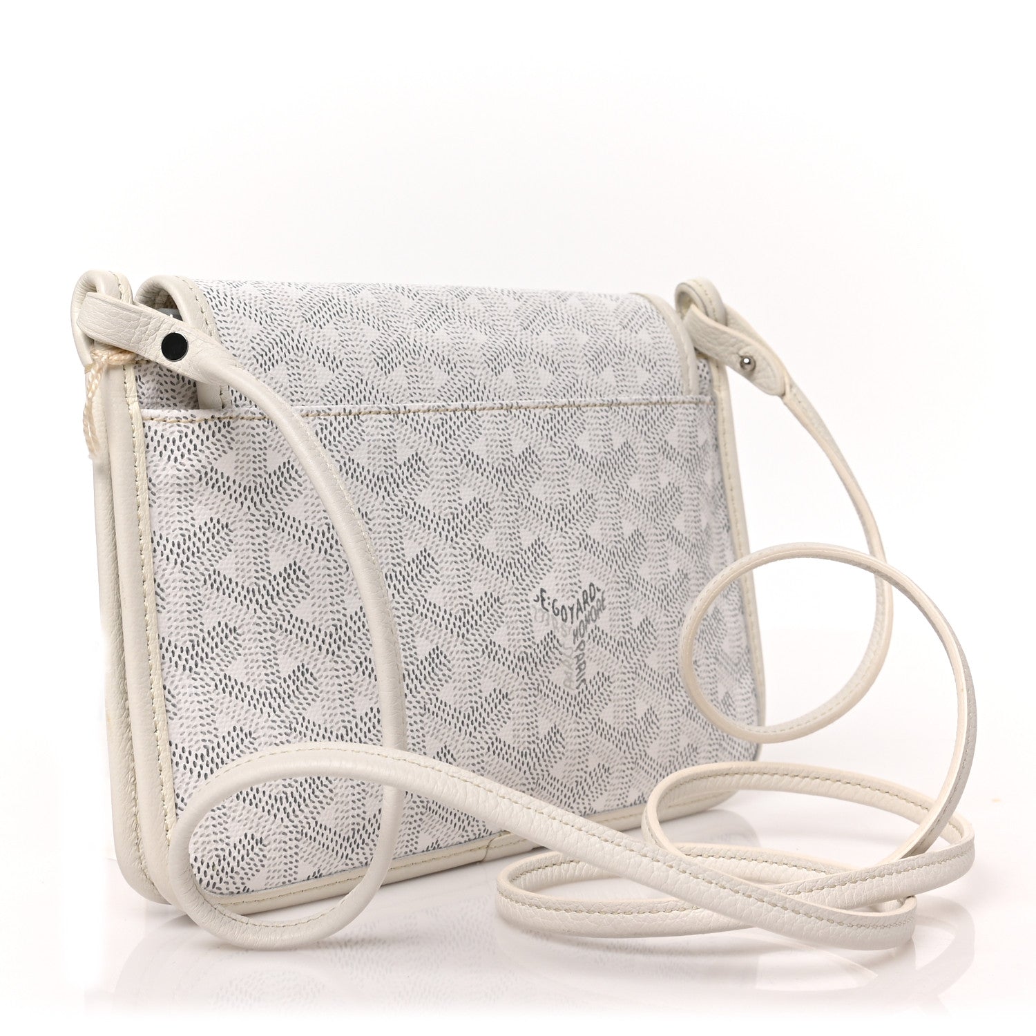 Goyard Goyardine Plumet Wallet Clutch White 2 of 7
