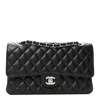 Chanel Caviar Quilted Medium Double Flap Black 1 of 40