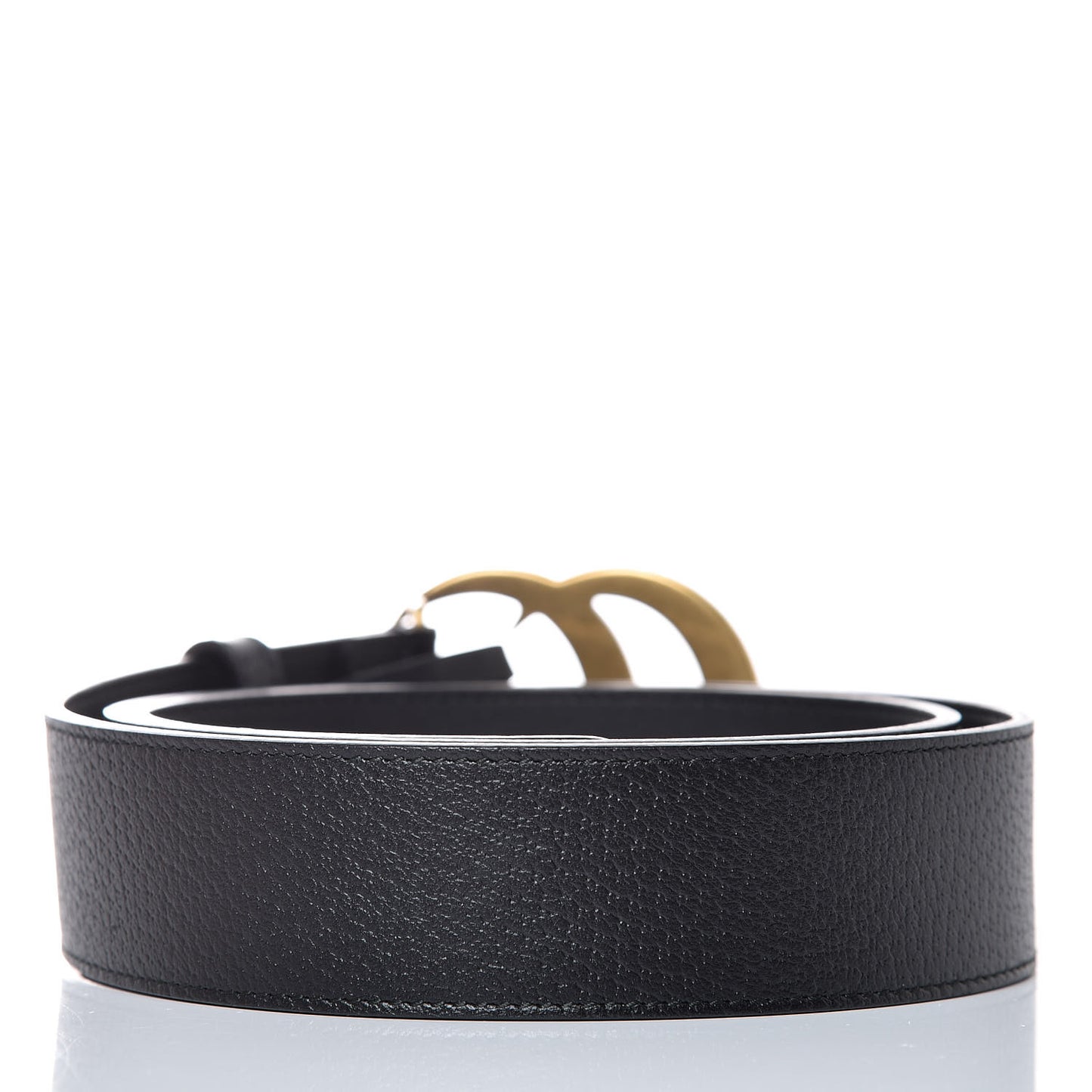 Textured Calfskin Double G 40mm Belt 100 40 Black