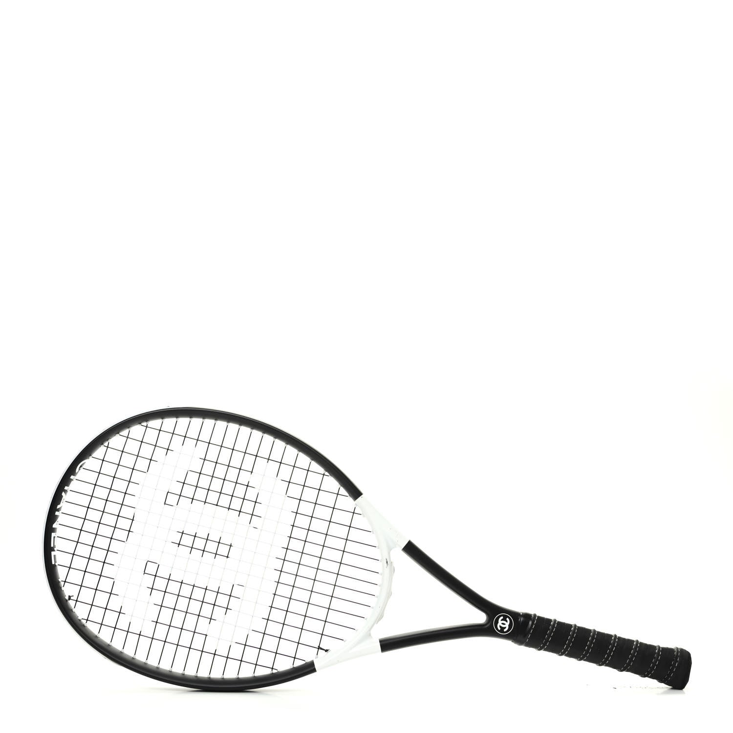 Chanel Tennis Racquet and Nylon Quilted Cover Black 1 of 5