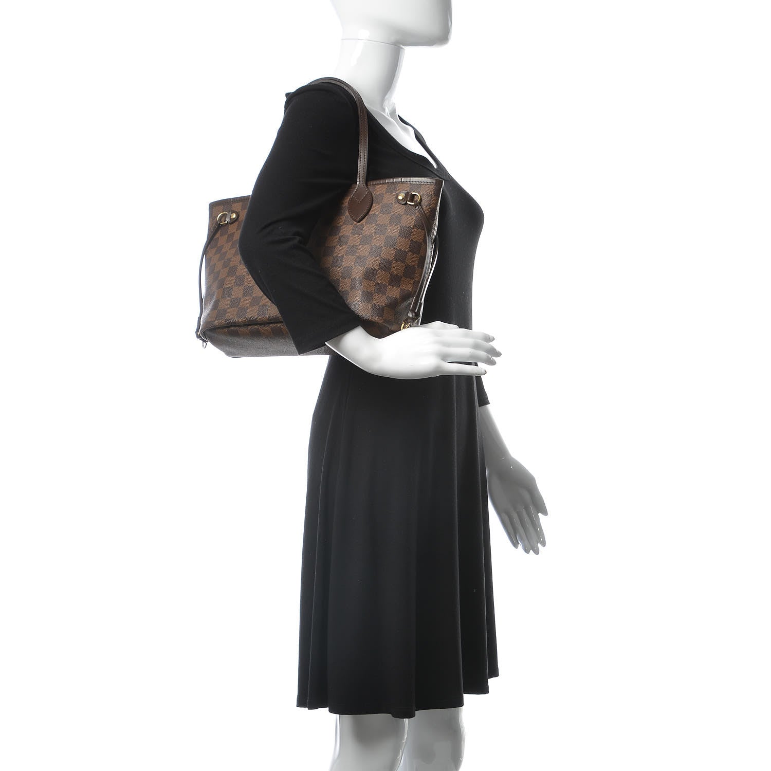 Louis Vuitton Damier Ebene Neverfull PM 2 of 10