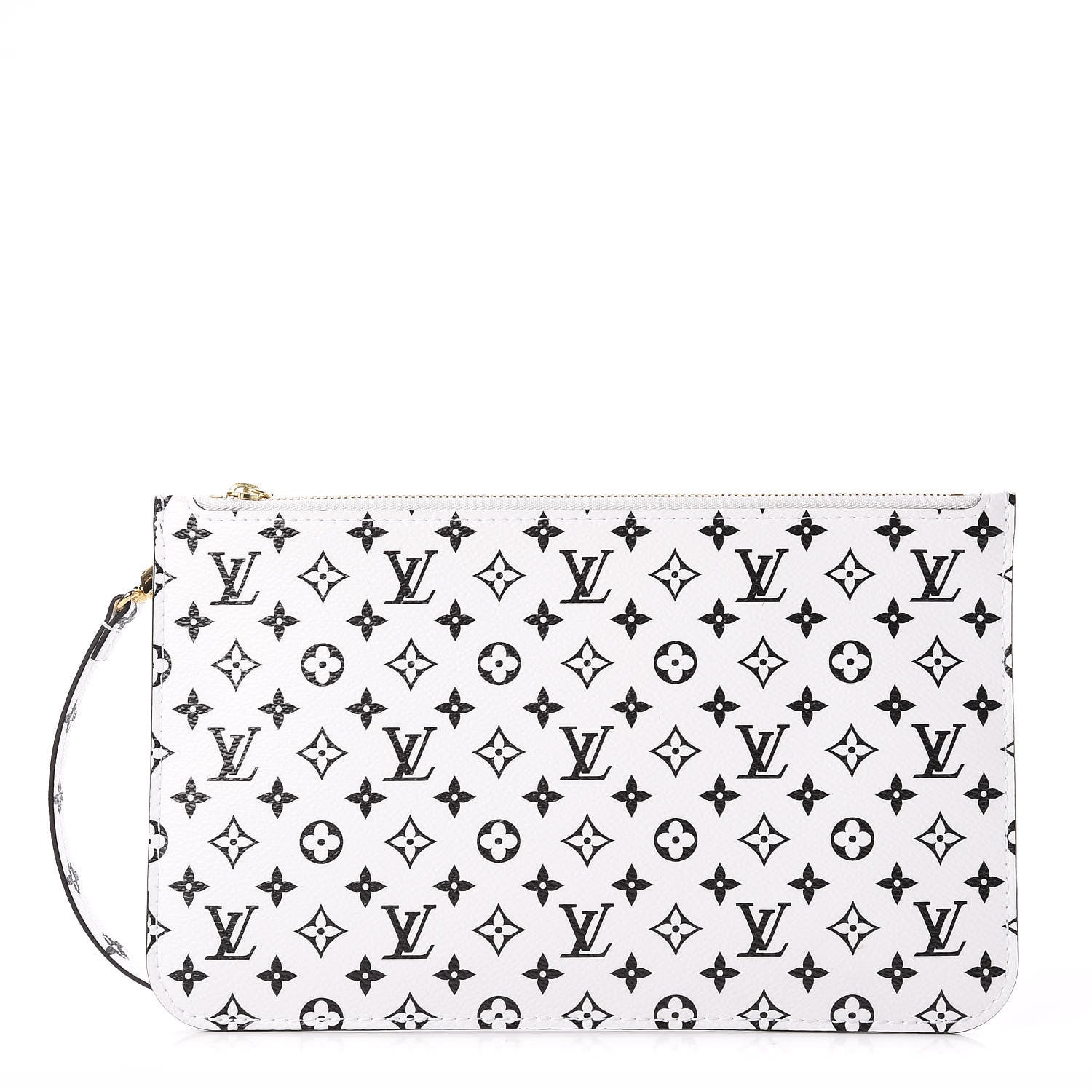 Louis Vuitton Monogram Giant Neverfull MM GM Pochette White 1 of 7