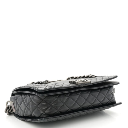 Chanel Calfskin Enchained New Medium Boy Flap Black 4 of 12