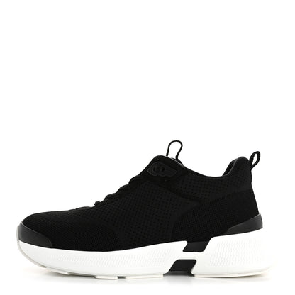 Hermes Technical Knit Suede Heros Sneakers 39 Black 1 of 14