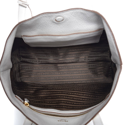 Prada Vitello Daino Shopping Tote Talco 5 of 9
