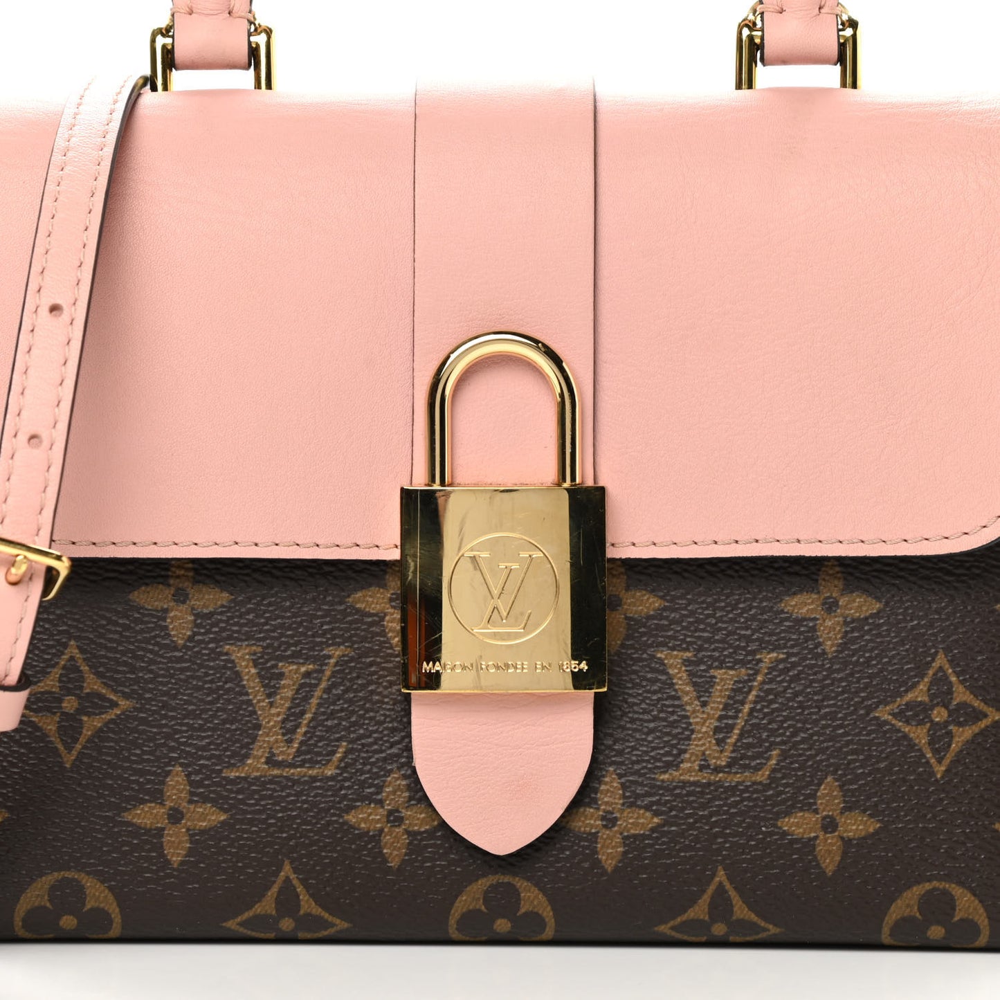 Monogram Locky BB Rose Poudre