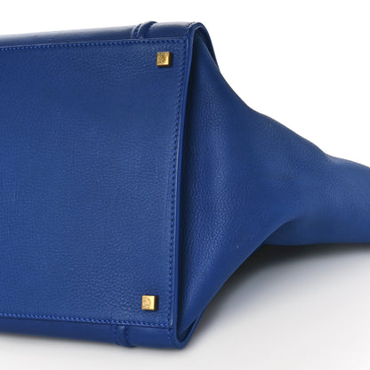 Celine Supple Calfskin Medium Phantom Luggage Royal Blue 8 of 9