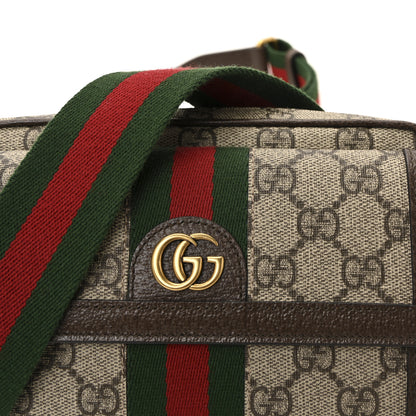 Gucci GG Supreme Monogram Web Mini Ophidia Bag Beige Ebony 8 of 10