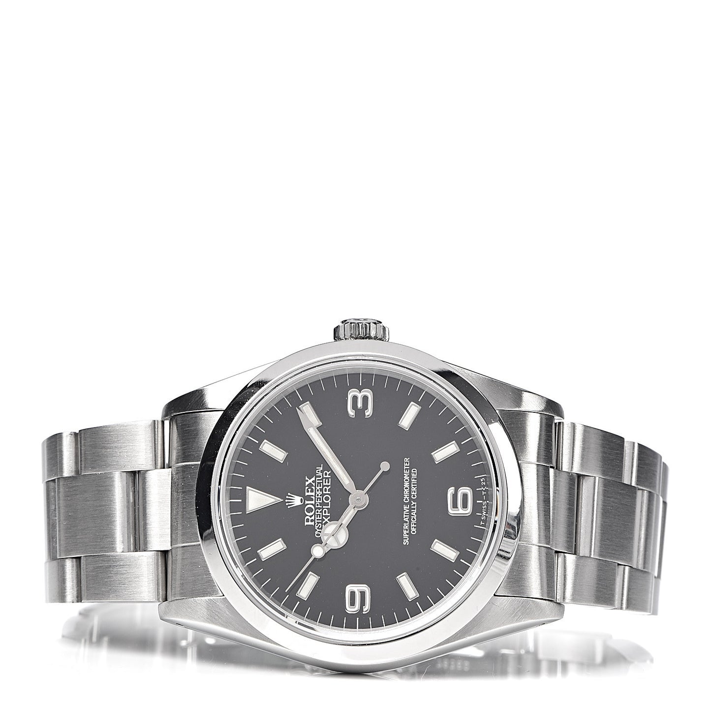 Stainless Steel 36mm Oyster Perpetual Explorer Watch Black 14270
