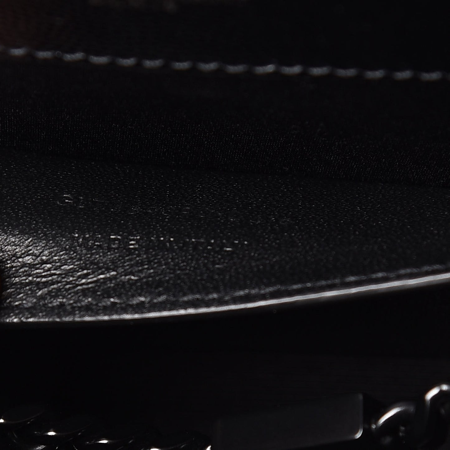 Grain De Poudre Small Monogram Kate Satchel Black