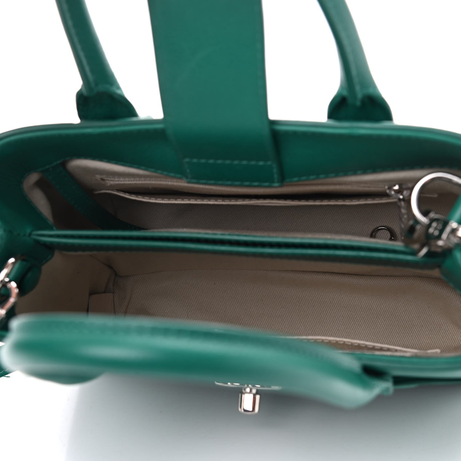 Chanel Grained Calfskin Mini Neo Executive Shopper Tote Green 5 of 10