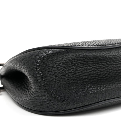 Chloe Grained Lambskin Mini Drew Shoulder Bag Black 9 of 10
