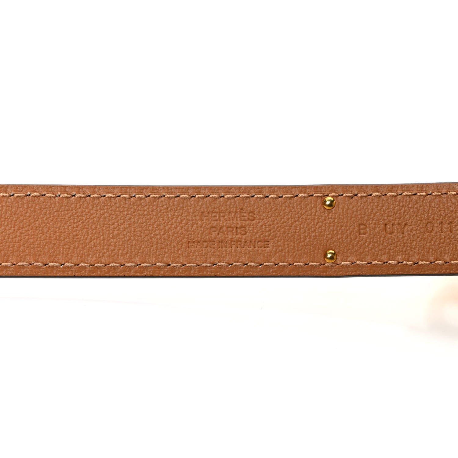 Hermes Epsom Kelly Belt White 3 of 5