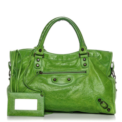 Balenciaga Chevre Classic Hardware City Apple Green 1 of 10