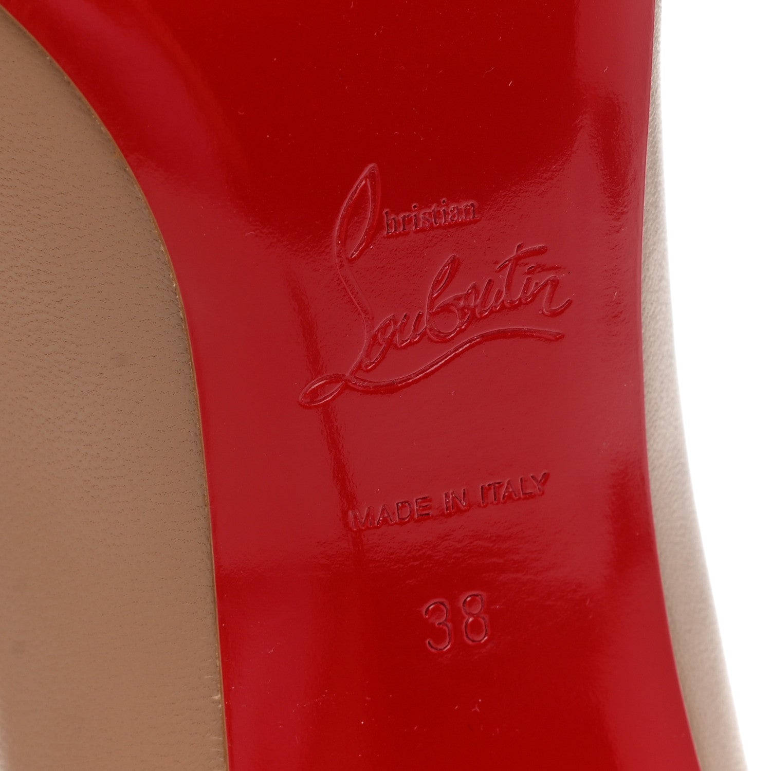 Christian Louboutin Napa Kate 85 Pumps 38 Nude 6 of 7