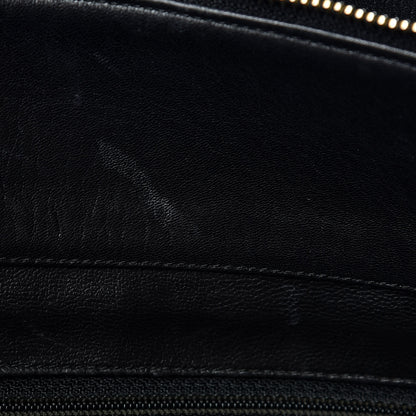 Chanel Calfskin Stitched XL Weekender Black 17 of 24