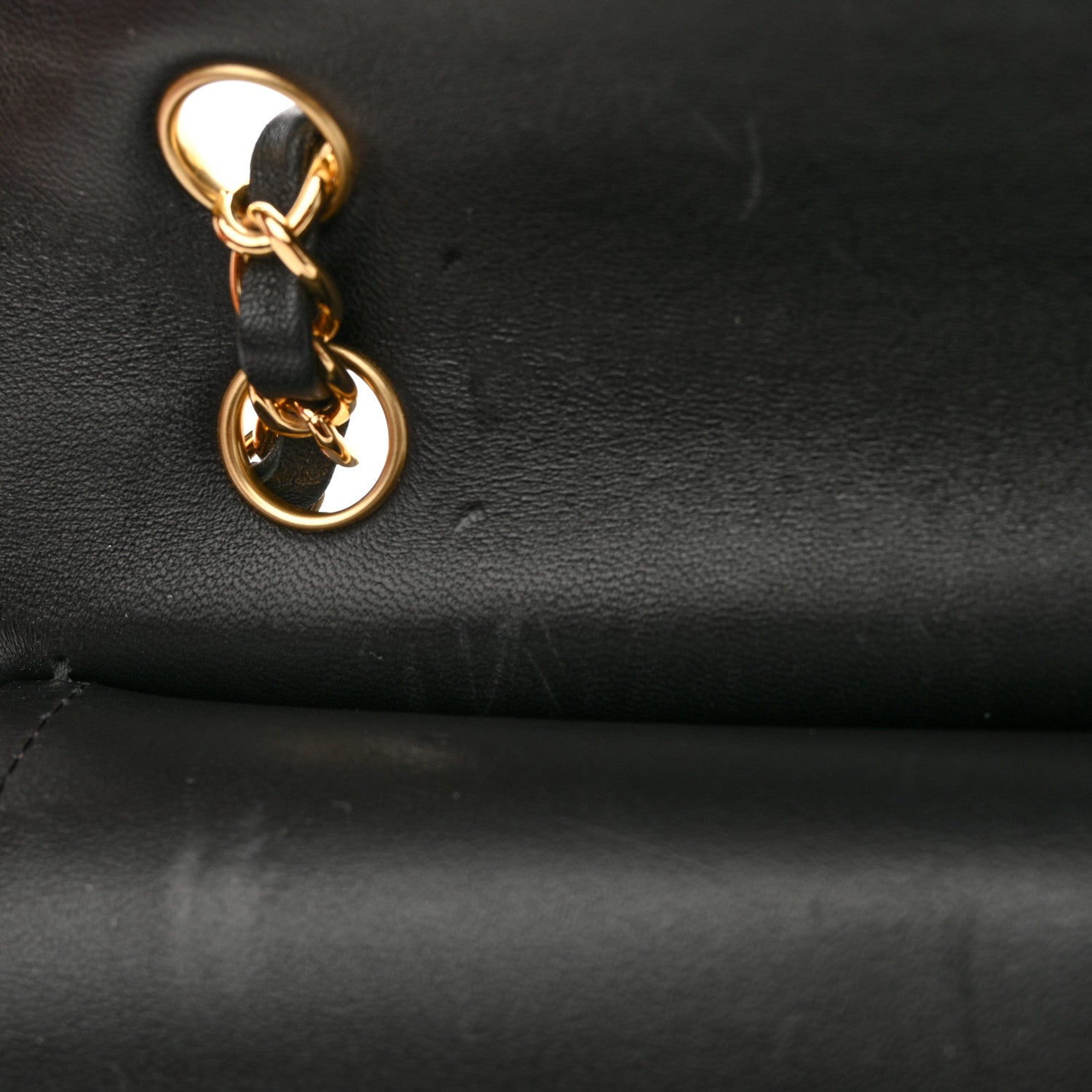 Chanel Lambskin Quilted Small Double Flap Black 11 of 15