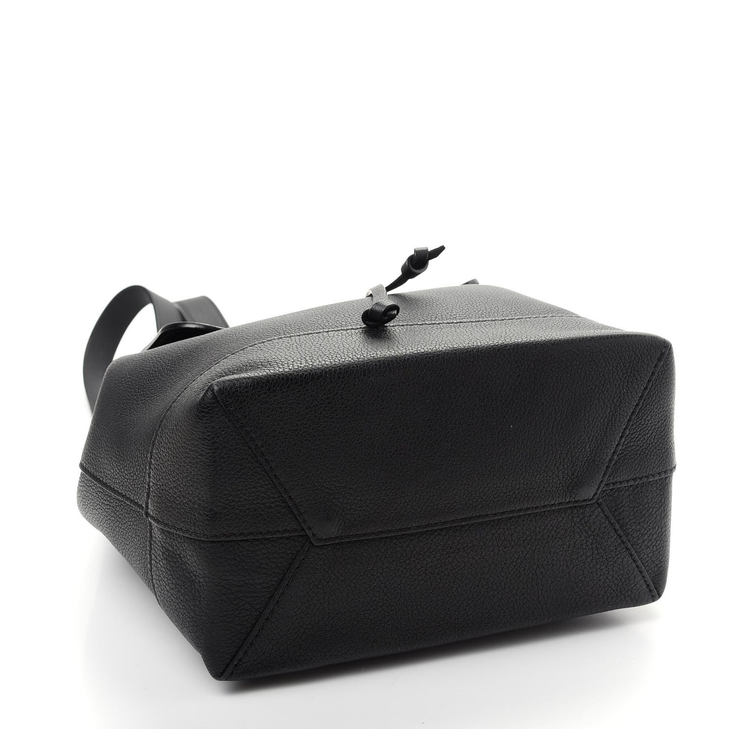 Calfskin Lockme Backpack Black