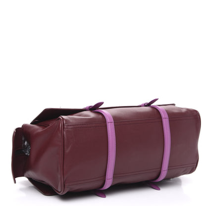 Bottega Veneta Nappa Intrecciato Top Handle Satchel Barolo Brick Peony 3 of 10