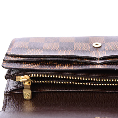 Louis Vuitton Damier Ebene Sarah Wallet NM 7 of 8