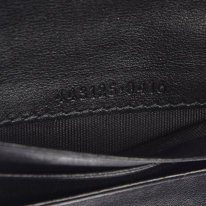 Gucci Calfskin Matelasse GG Marmont Card Case Black 7 of 11
