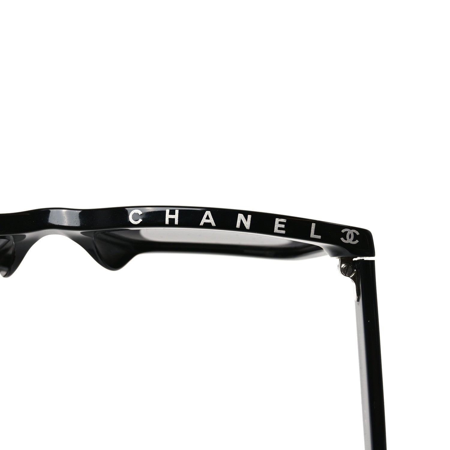 Chanel Acetate Polarized Square Sunglasses 5417-A Black 5 of 8